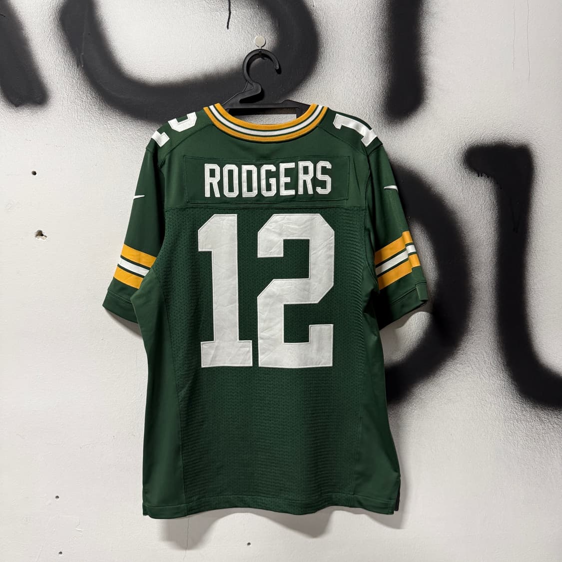 나이키 x NFL 그린베이 패커스 애런 로저스 마킹 풋볼 져지 상품이미지2