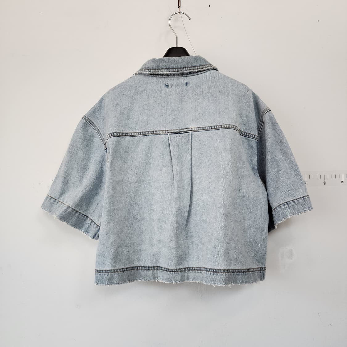 WE ARE 반팔 데님 셔츠 자켓 상품이미지3