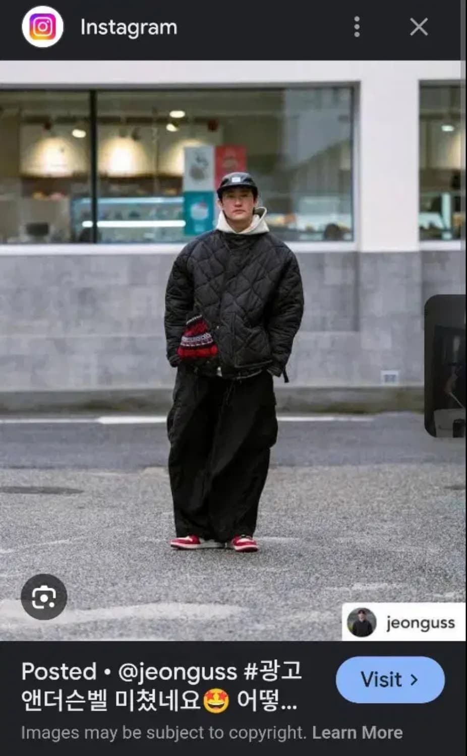 앤더슨벨 노르딕 니티드 포켓 퀼티드 점퍼 상품이미지9