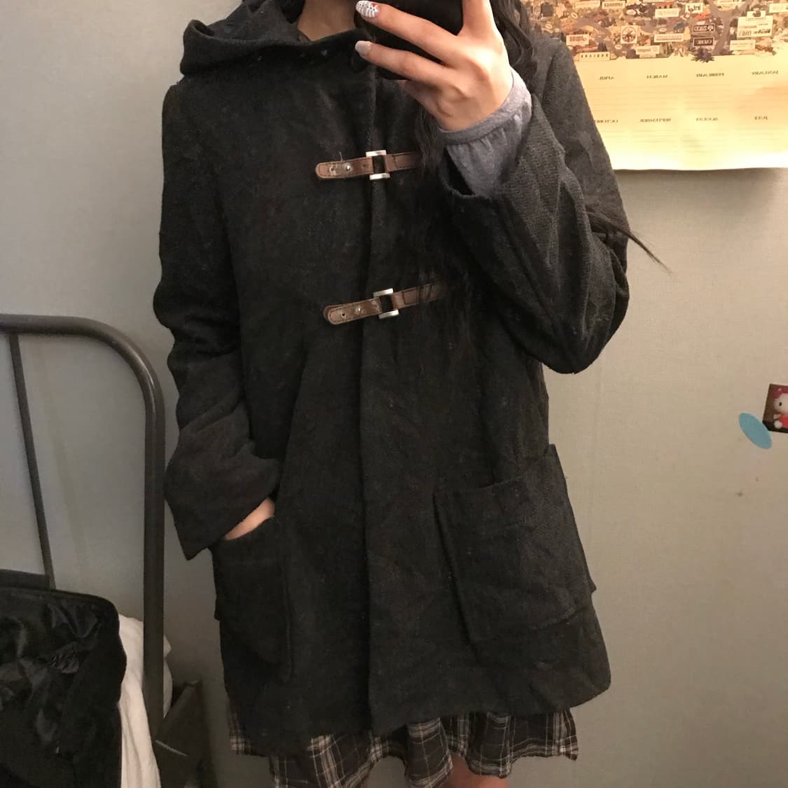 나눔🫧JPN Vintage 하구미 모리걸 버클 코트 상품이미지2