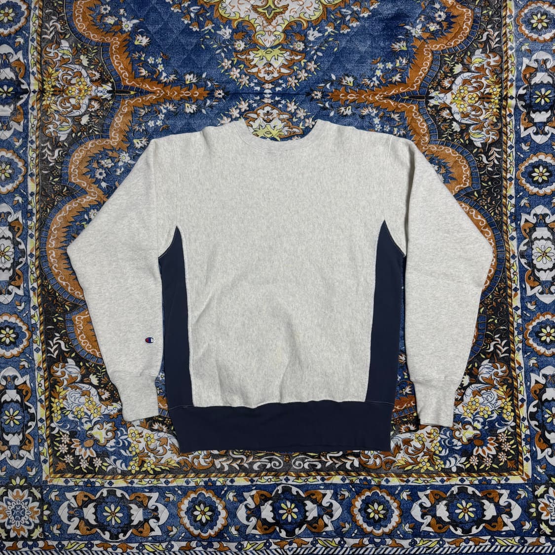 챔피온 리버스위브 재팬 블루택 오트밀 스웻셔츠 상품이미지2