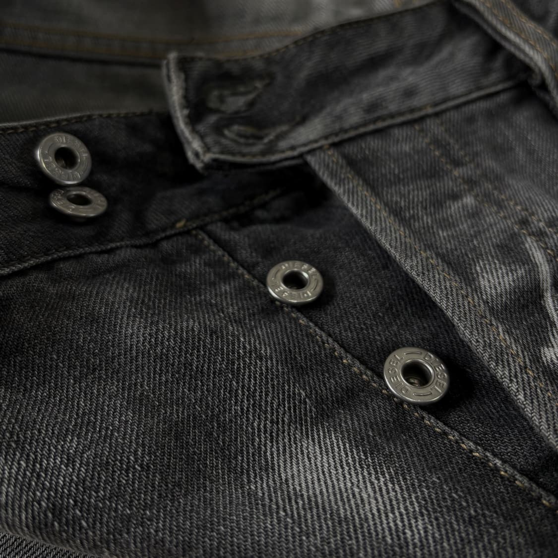 Diesel Grey Wash Straight Denim 상품이미지3
