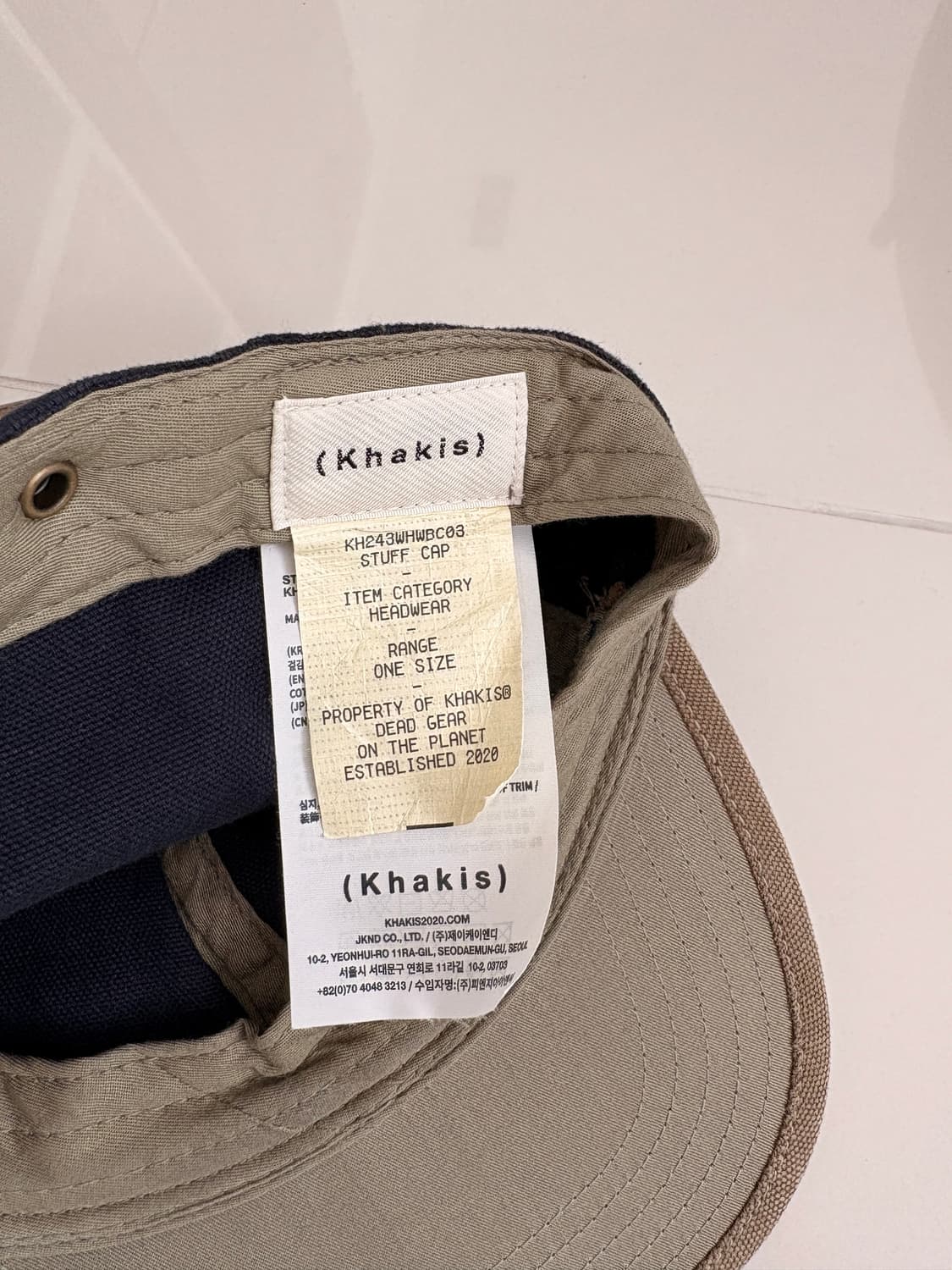 Khakis 카키스 모자 상품이미지2