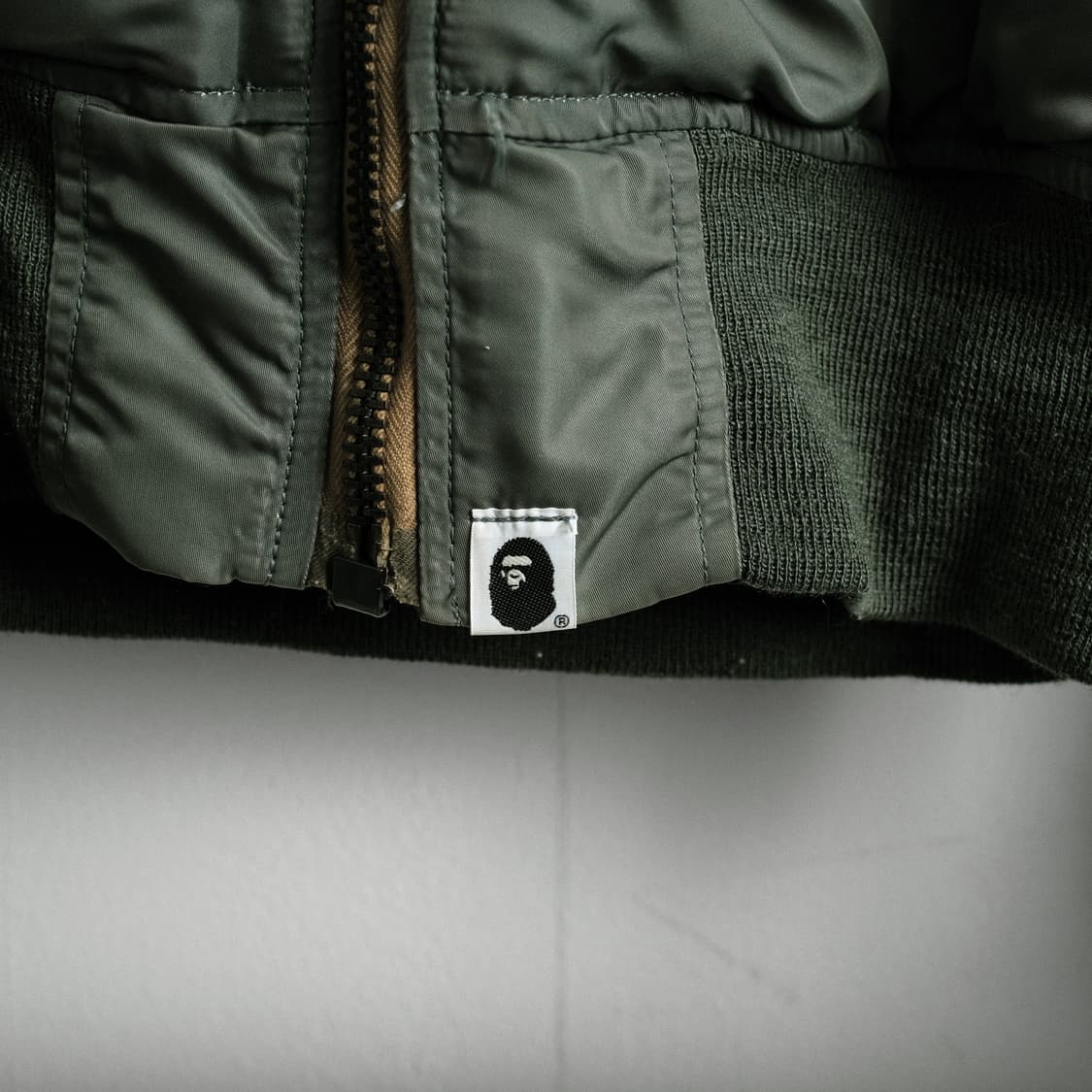 베이프 x 리얼맥코이 06년도 Ma-1 M사이즈 플라이트자켓 상품이미지4