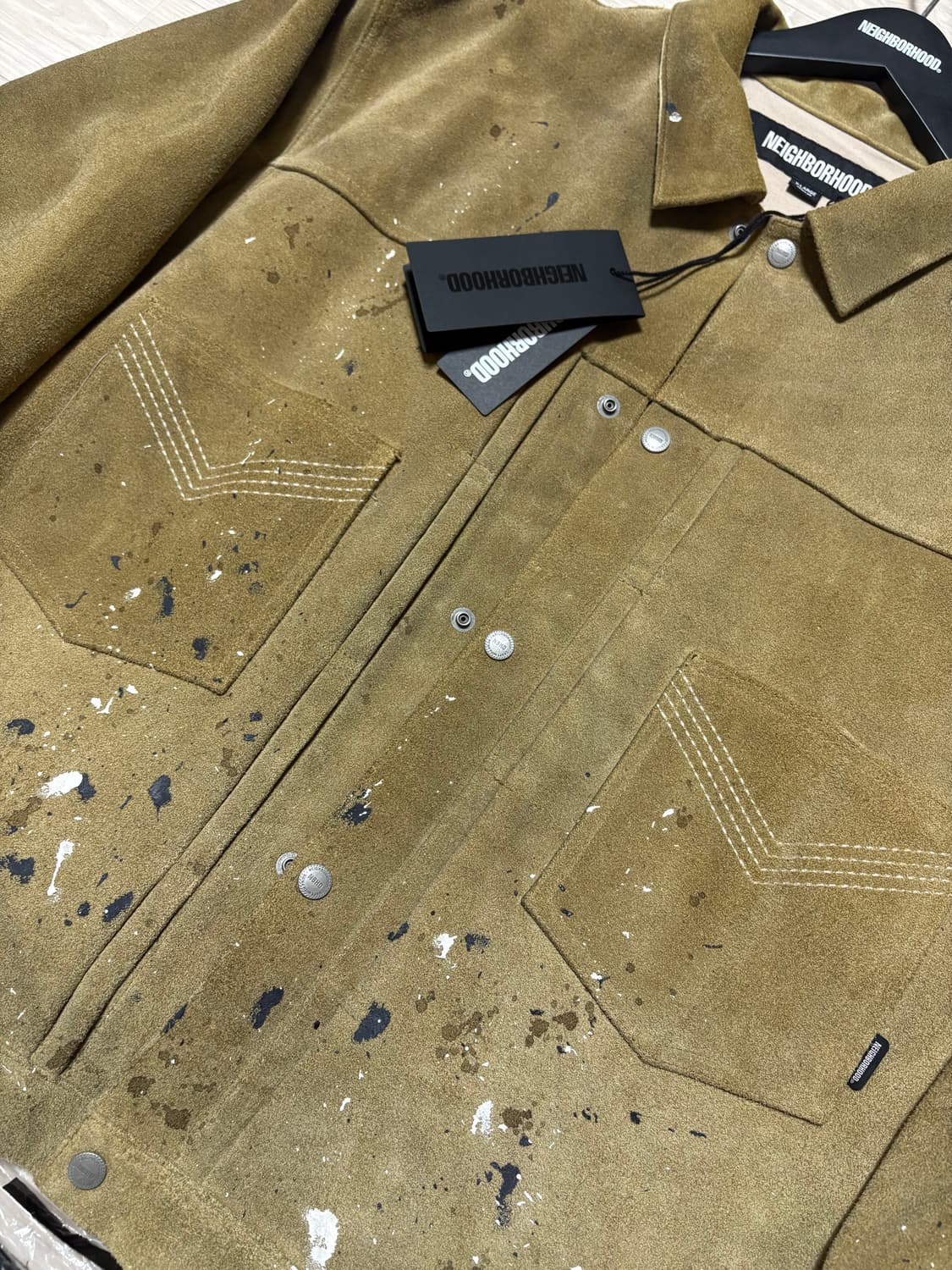 네이버후드 24AW DRIP SUEDE JK (XL) 상품이미지7