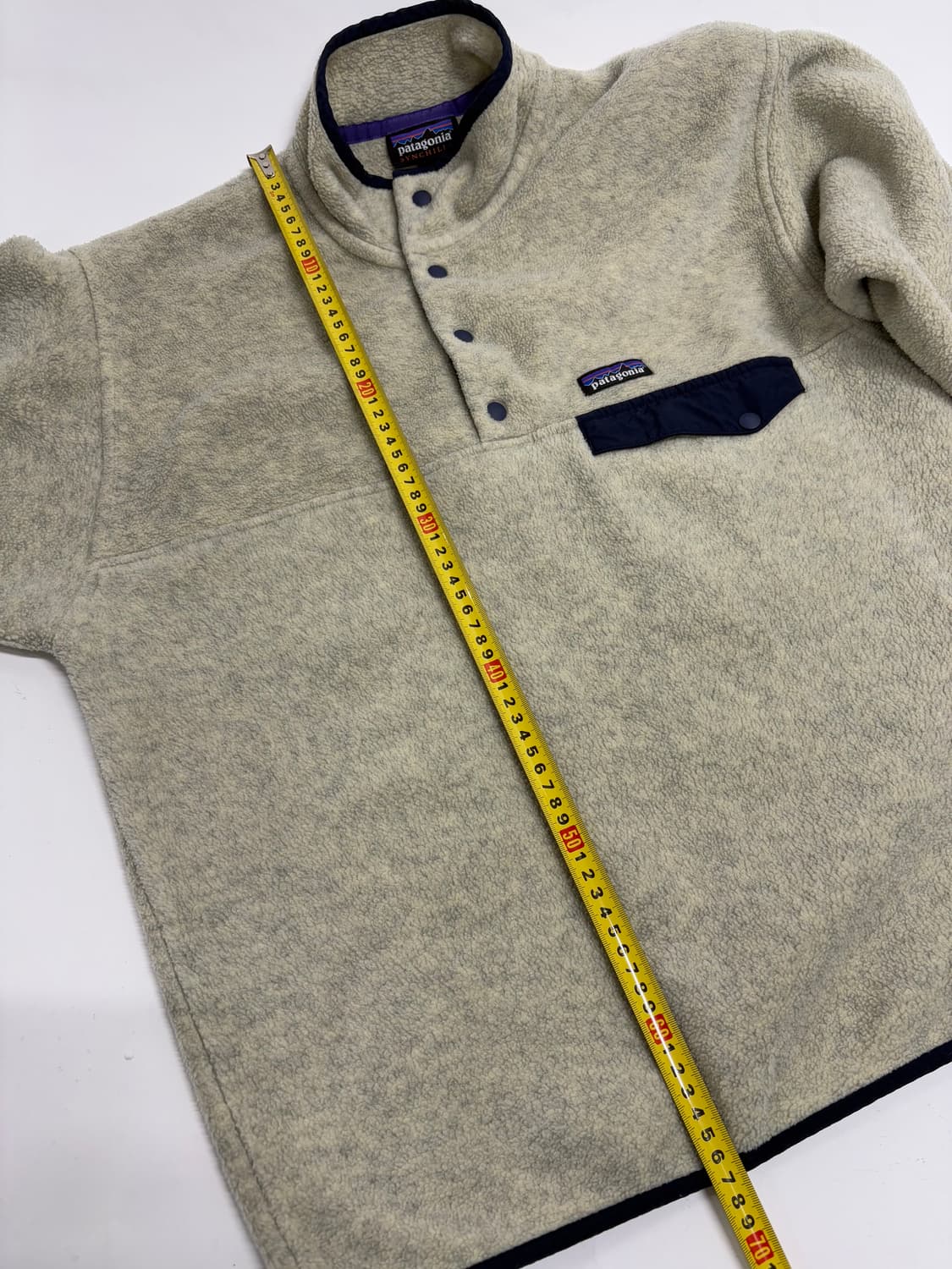 헤비모델)빈티지 파타고니아 신칠라 스냅티 오트밀 멘즈M 상품이미지10