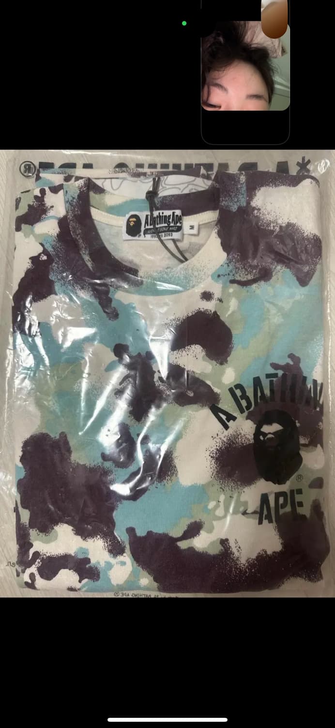 베이프 맵 카모 릴렉스드 핏 롱슬리브 티 상품이미지2