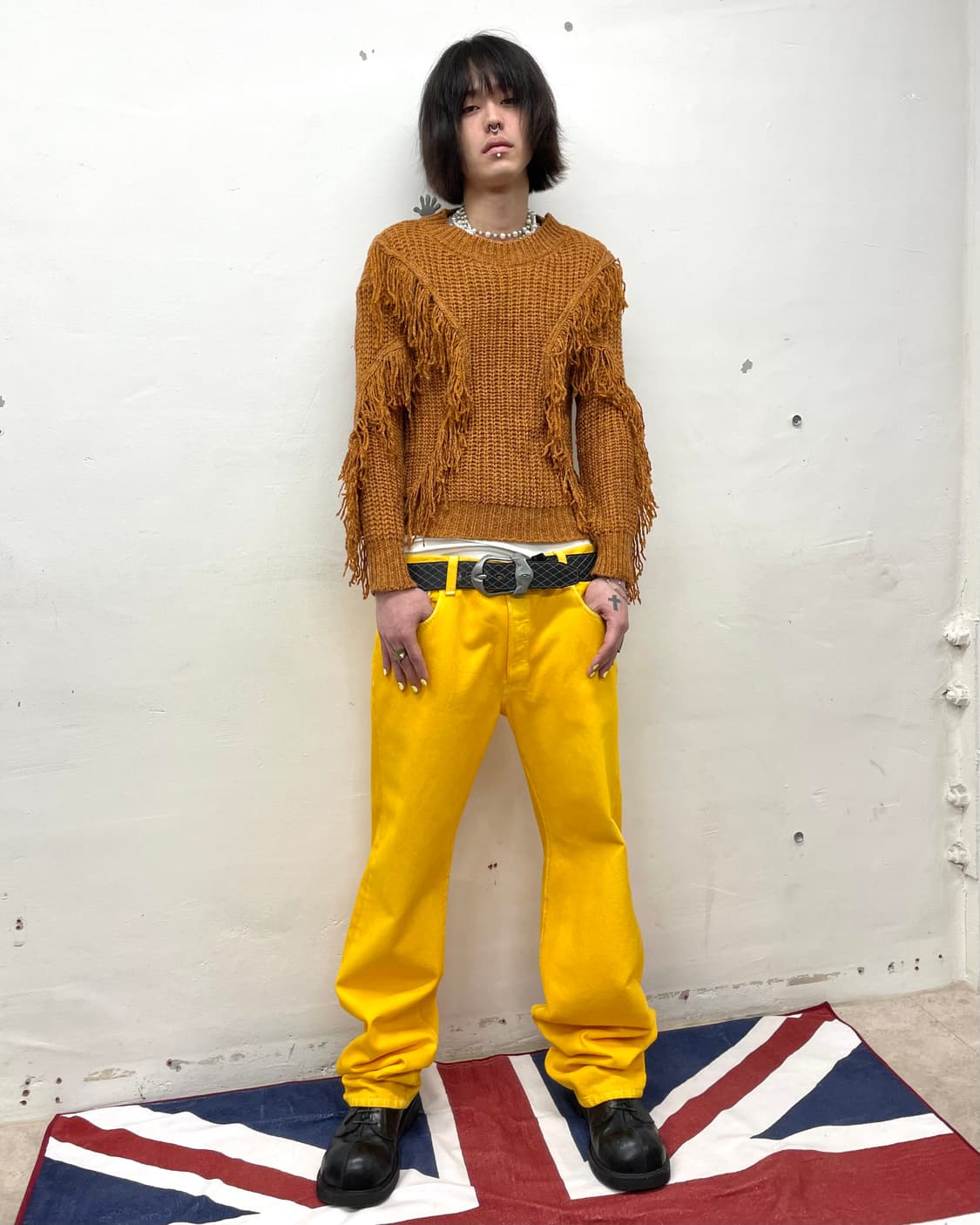 light brown fringe knitwea 상품이미지6