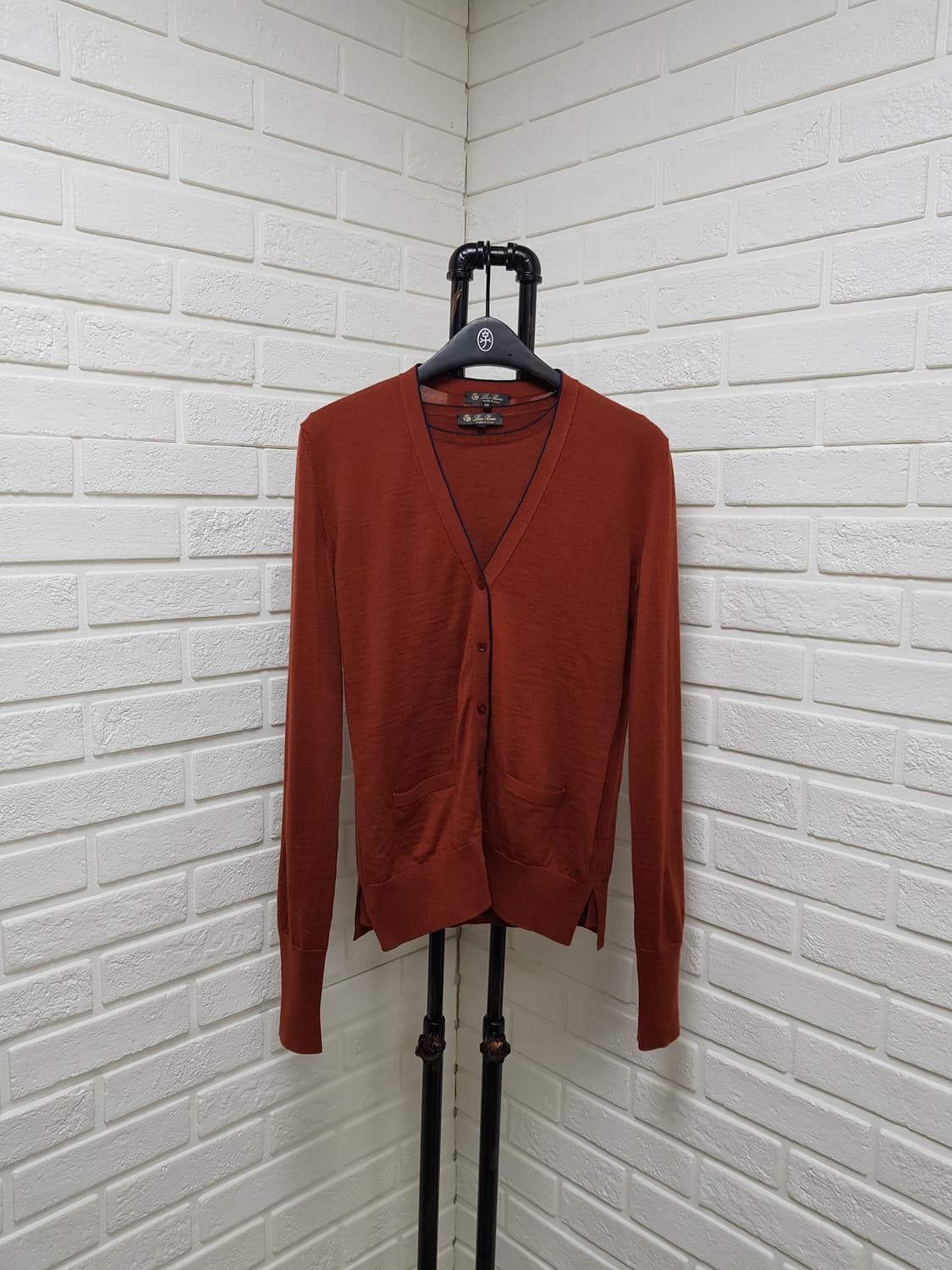 [38/55~66/정품] 로로피아나 가디건+니트 앙상블 상품이미지1