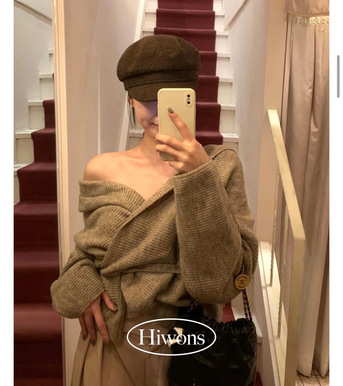 하이원스 언발 니트 가디건 상품이미지1