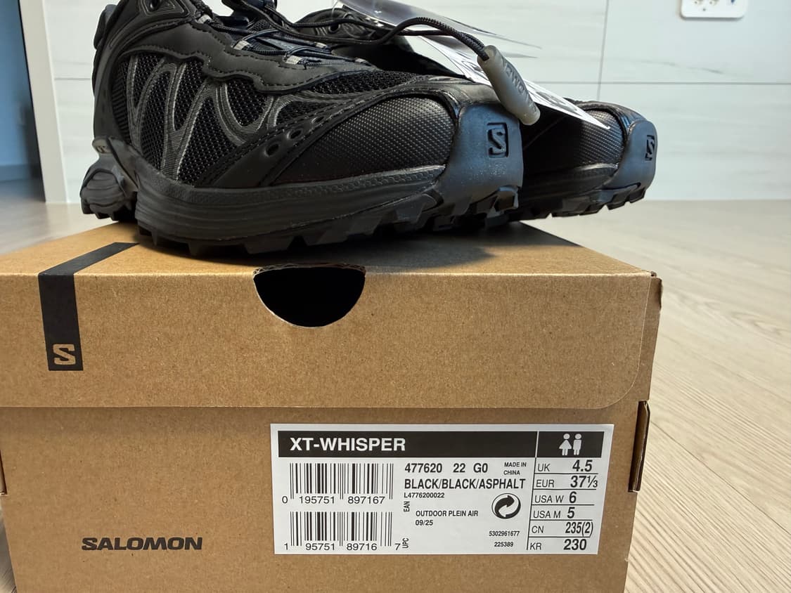 살로몬 XT-위스퍼 블랙 아스팔트 상품이미지2