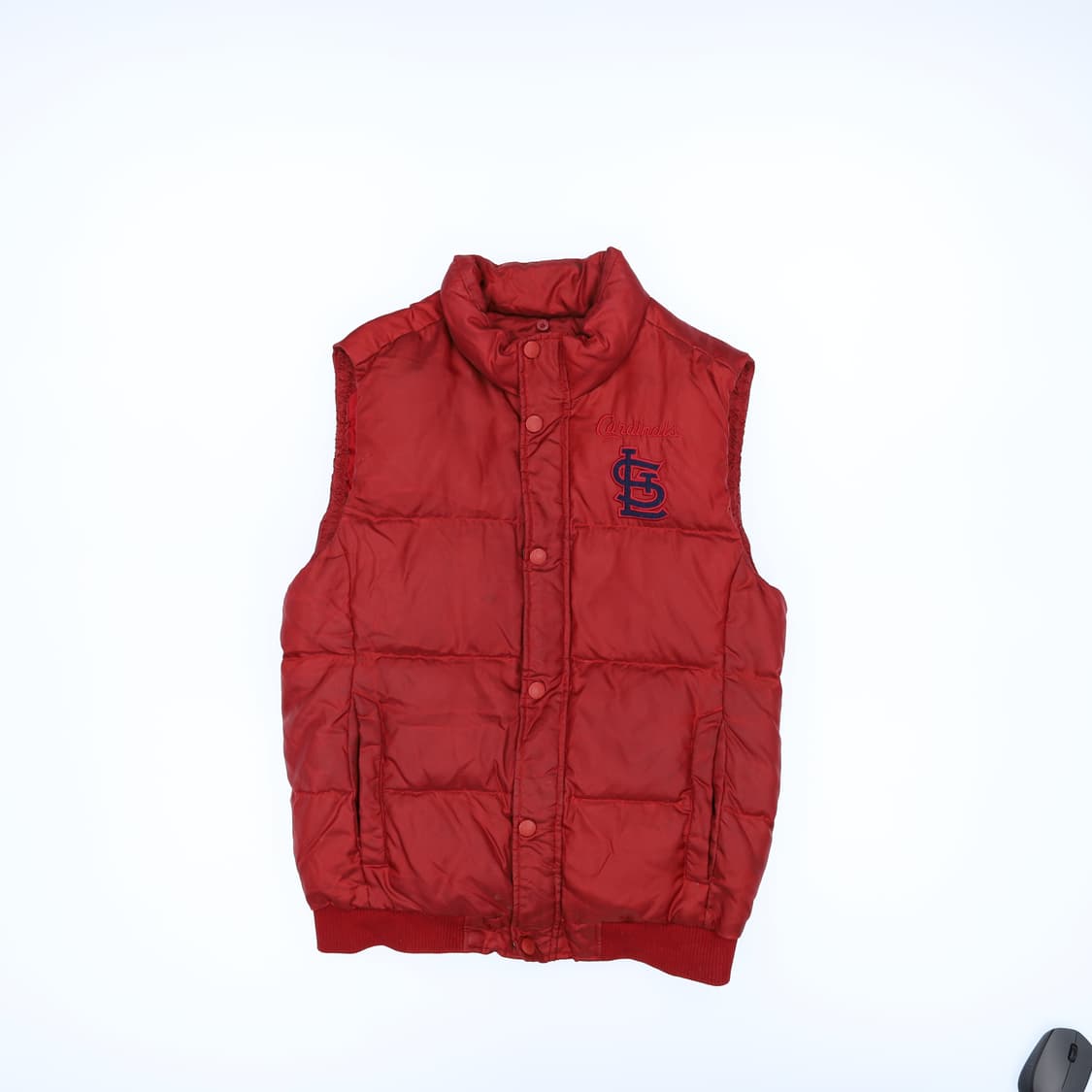[100] MLB 세인트루이스 카디널스 로고 패딩 조끼 1208J1 상품이미지1