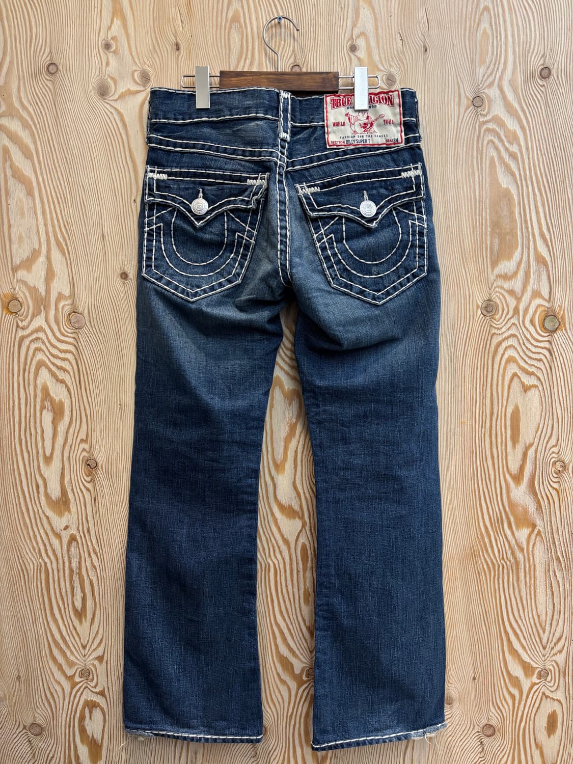 트루릴리전 빌리 슈퍼 T 부츠컷 데님 팬츠 상품이미지3