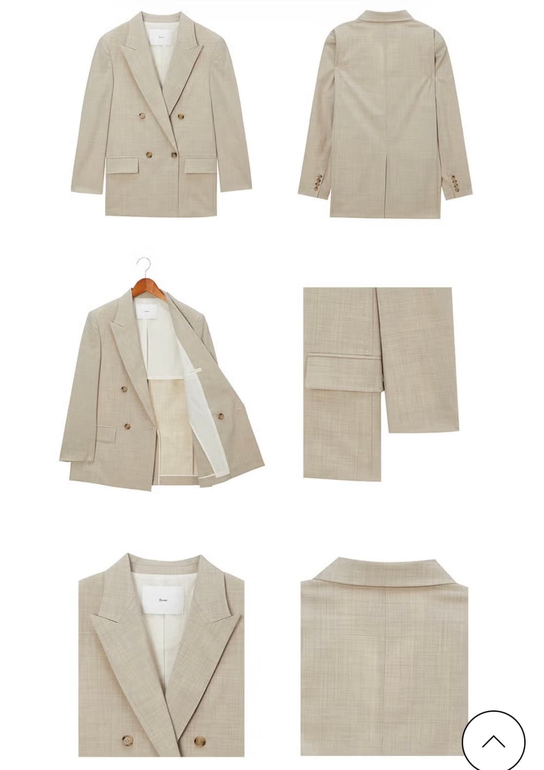 던스트 Unisex 더블자켓 (Soft Greige) 상품이미지3