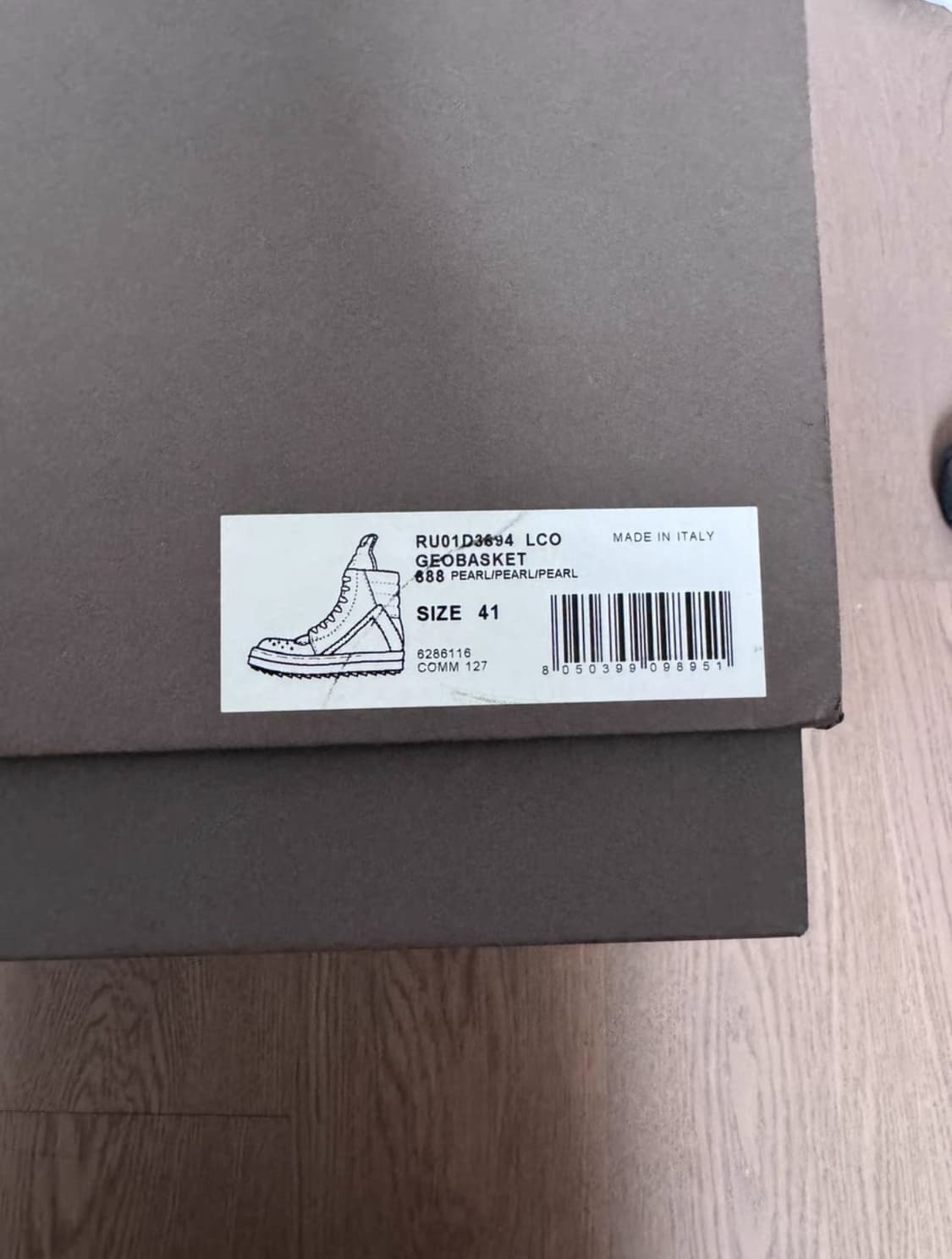 릭오웬스 지오바스켓 밀크 41 상품이미지5