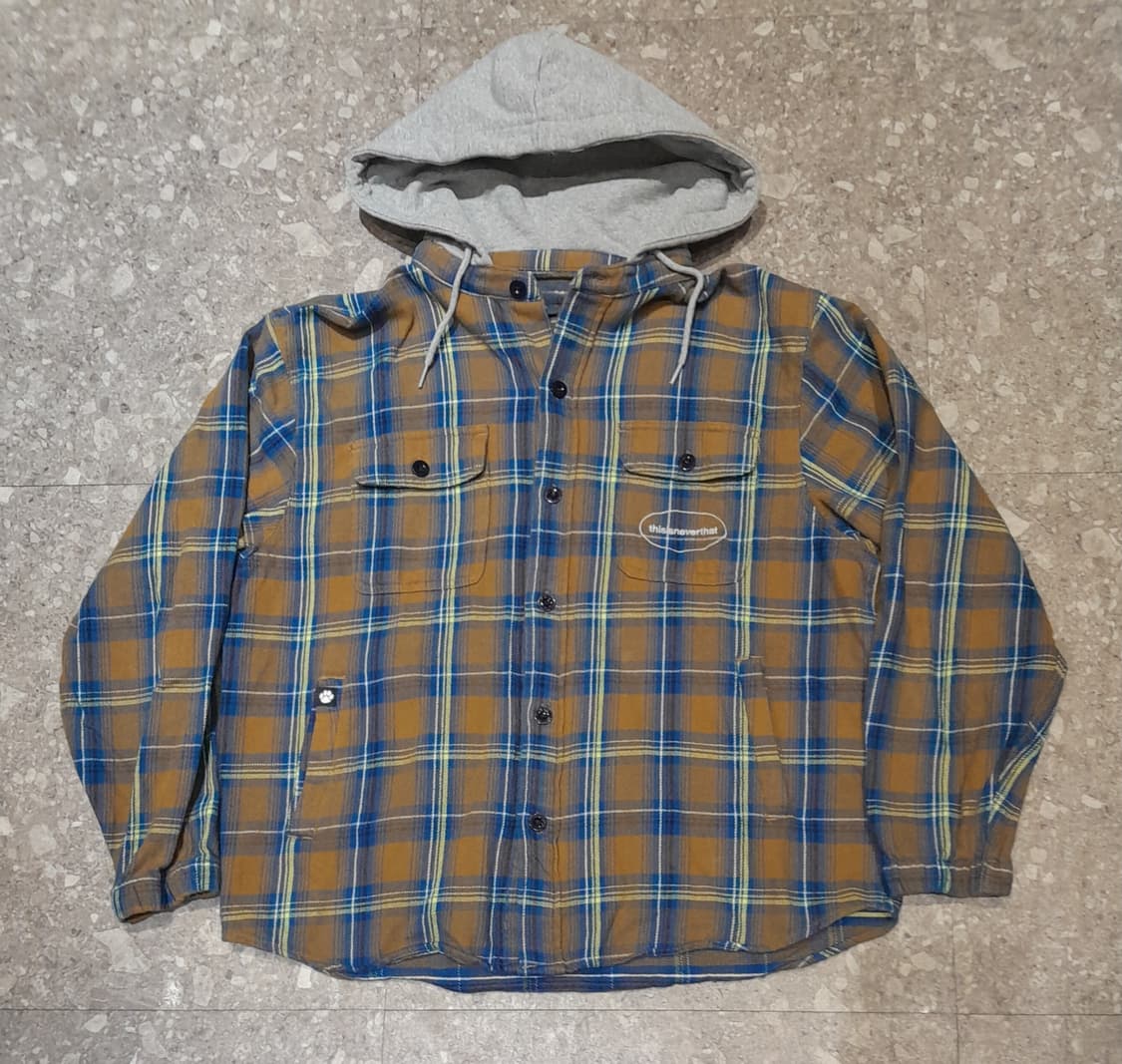 💥디스이즈네버댓 체크 후드 (M)    상품이미지1