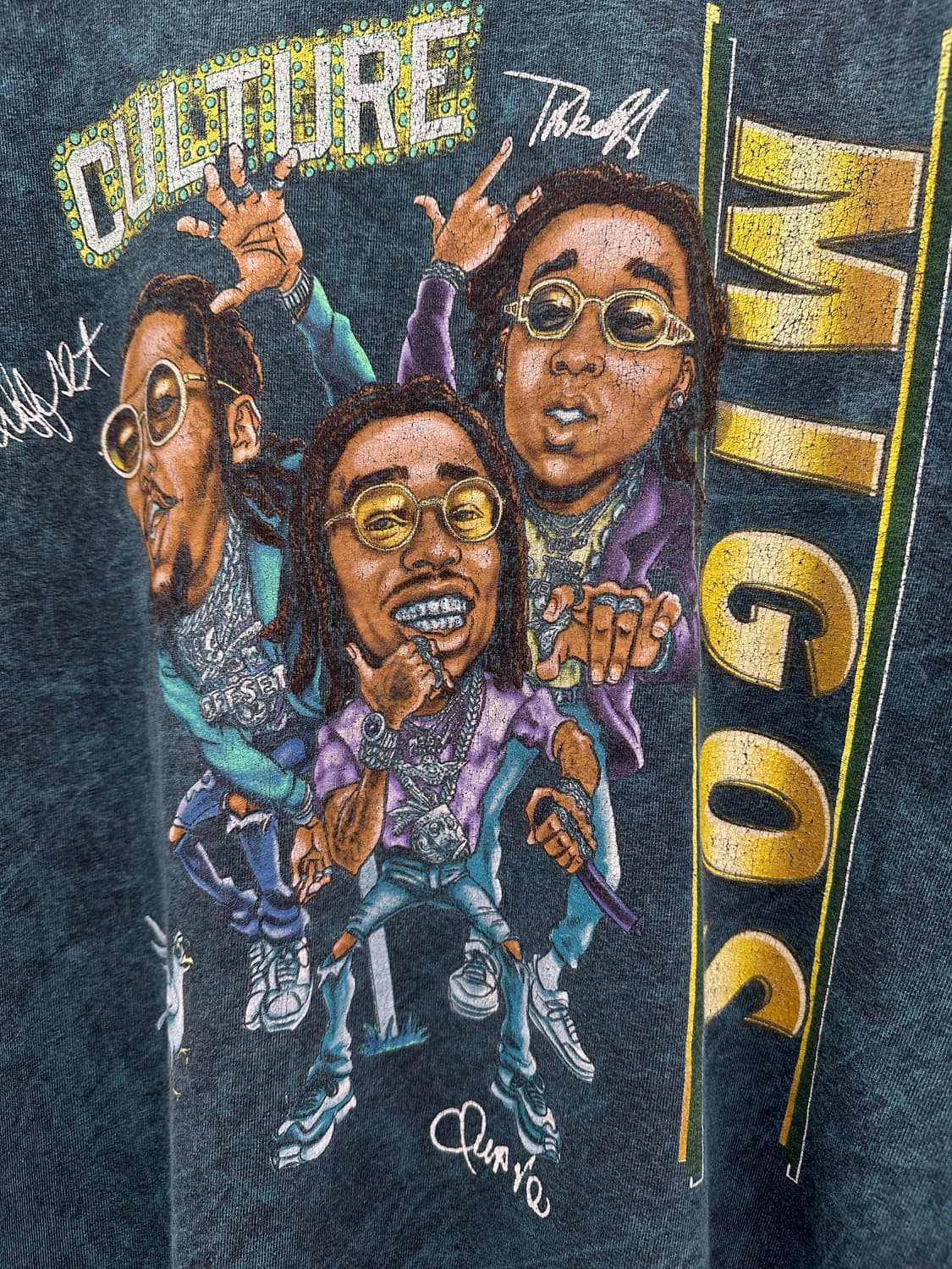 공식 굿즈 미고스 Culture 월드투어 그래픽 티셔츠 상품이미지3