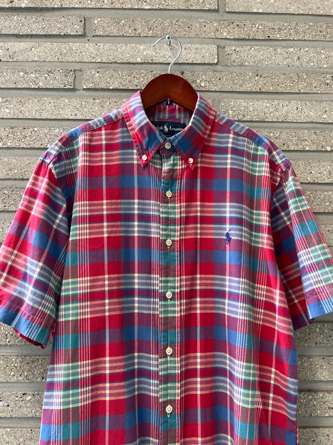 [M]폴로 랄프로렌 CLASSIC FIT 마드라스 체크 셔츠 상품이미지1