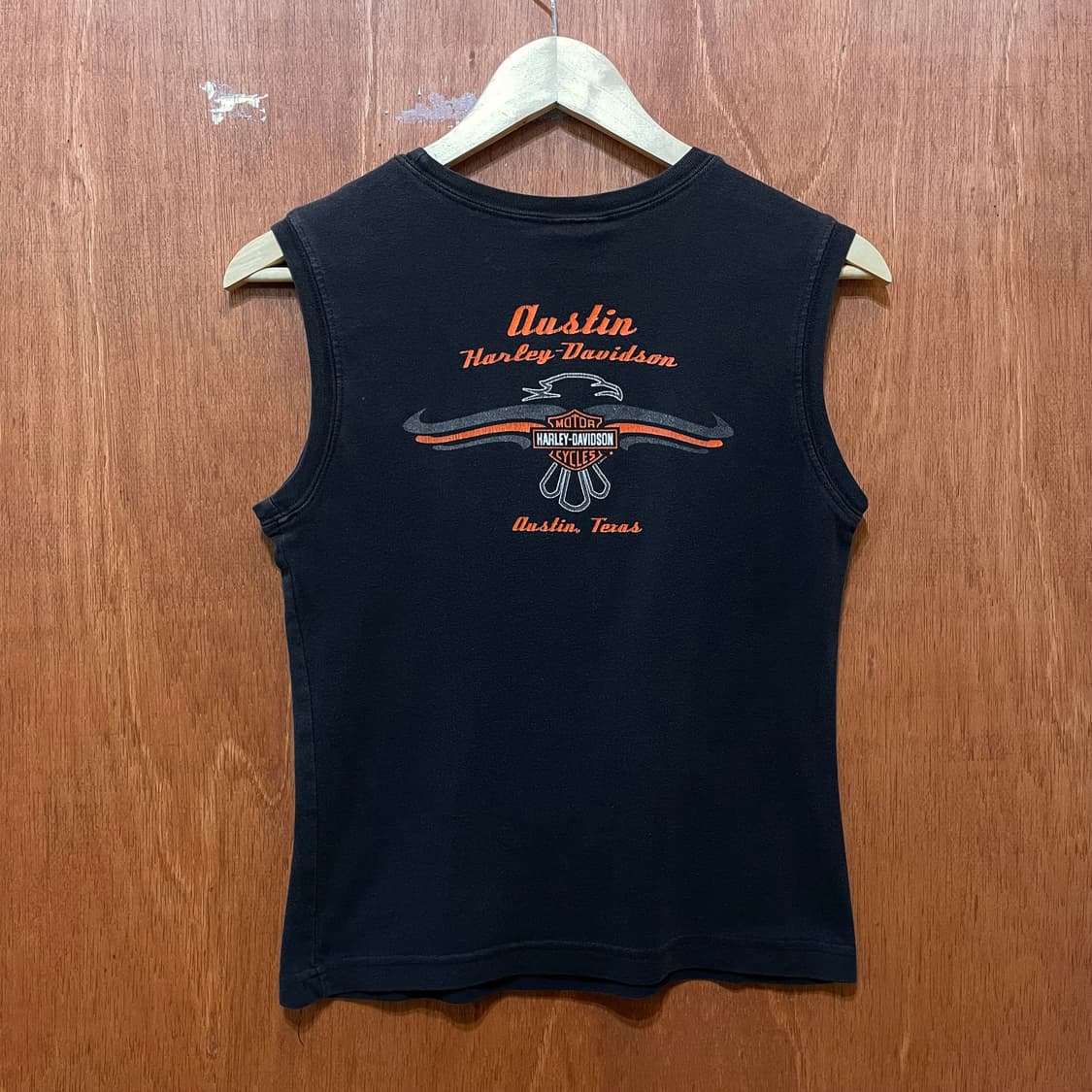 (M) Harley Davidson 할리 프린팅 슬리브리스 나시 상품이미지2