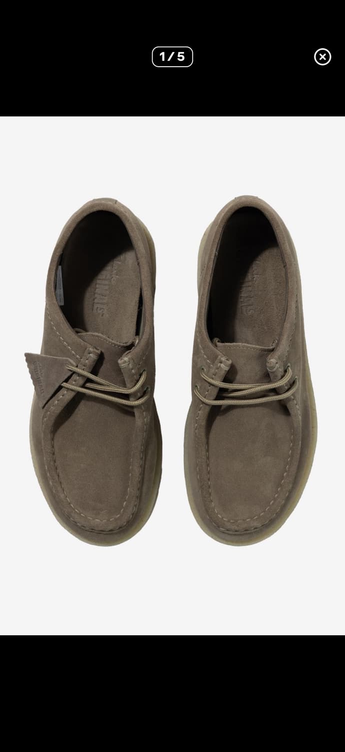 클락스 미어왈라 스모크 그레이 스웨이드 상품이미지3