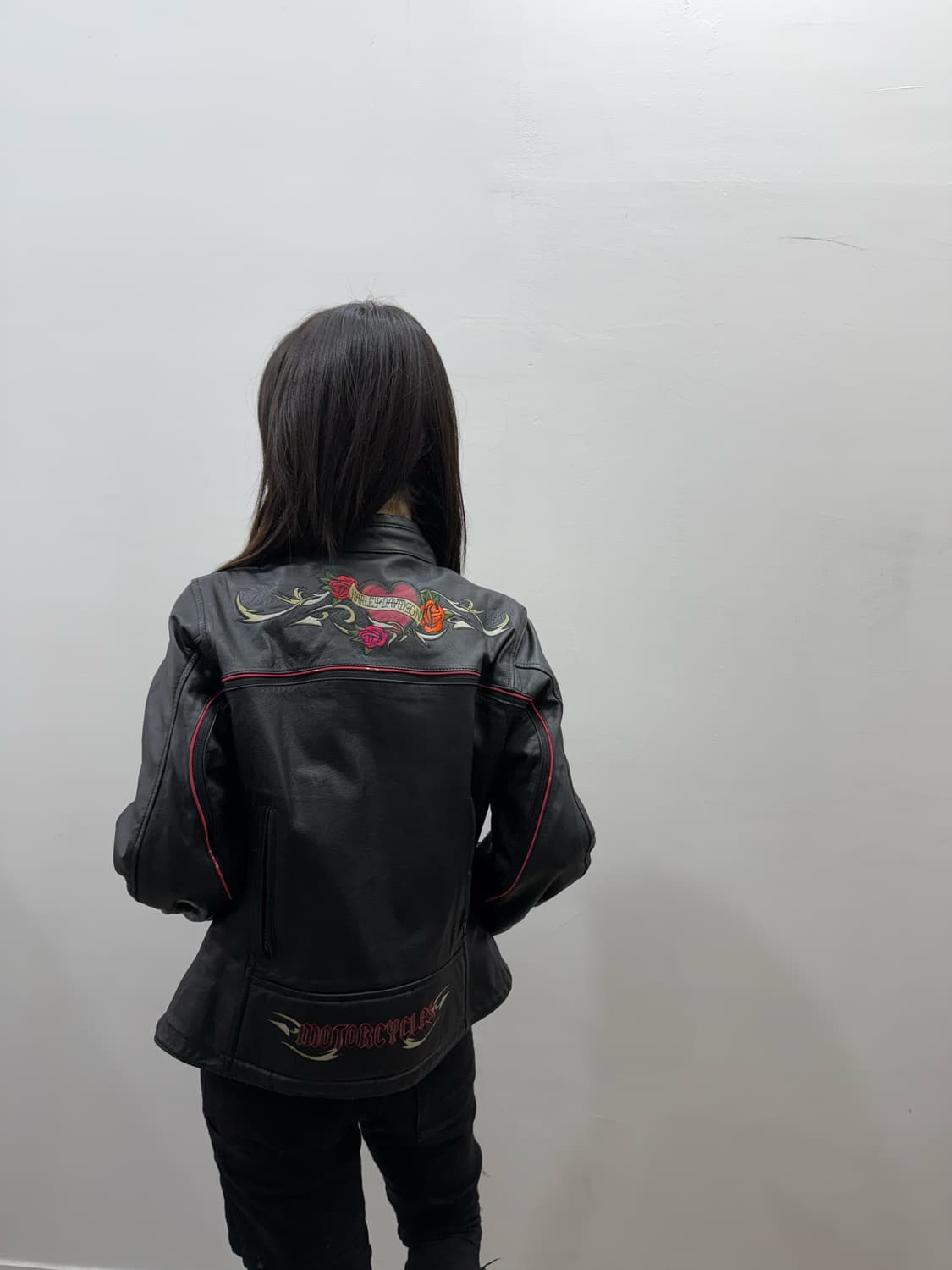 할리 데이비슨 레더 바이커 투웨이 자켓 상품이미지7