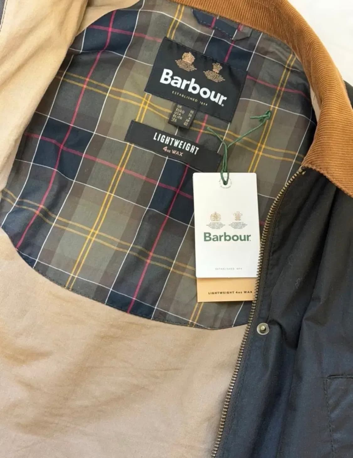 바버 라이트웨이트 아콘 왁스자켓 10 상품이미지1