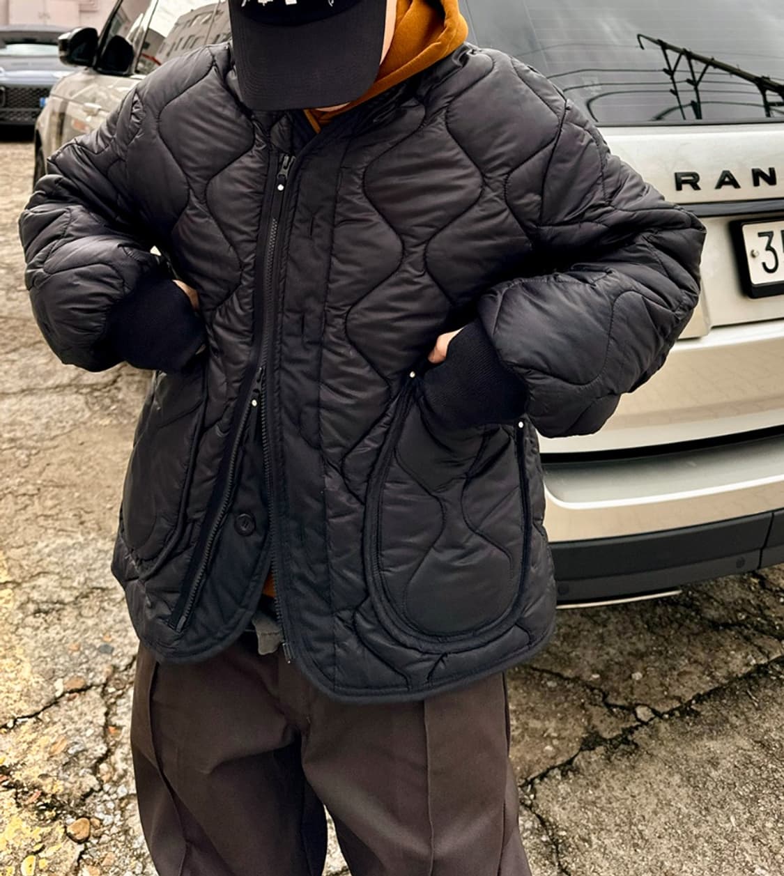 hae.a 퀼티드 패딩 자켓 상품이미지5