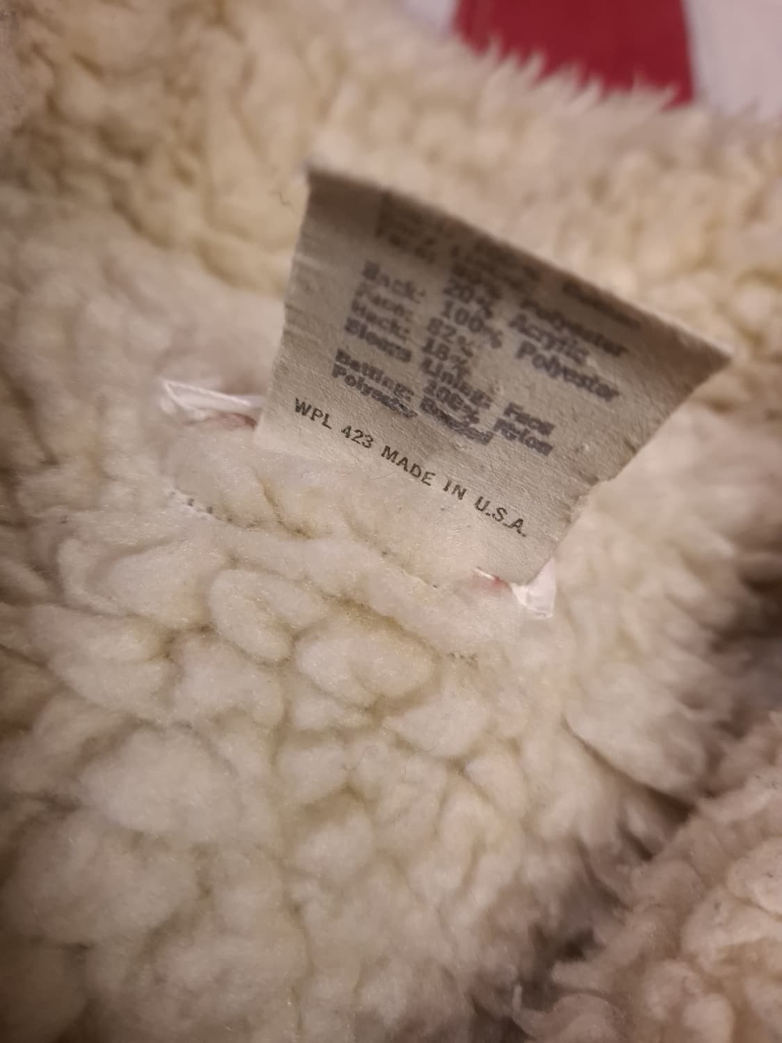 오리지날 80's 미국제조 리바이스 양털 트러커자켓 상품이미지4