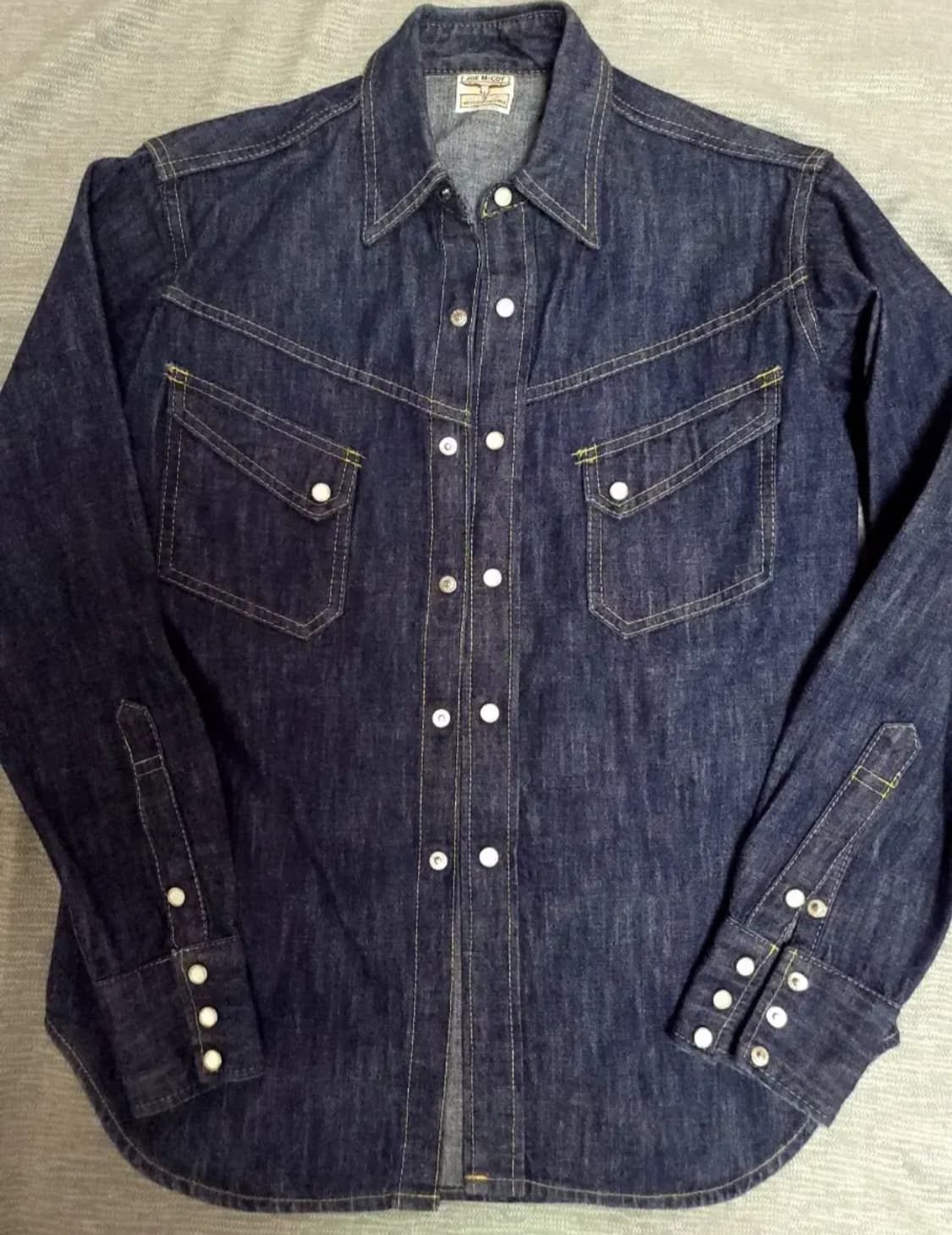 리얼맥코이 조맥코이 웨스턴 데님 셔츠 상품이미지1
