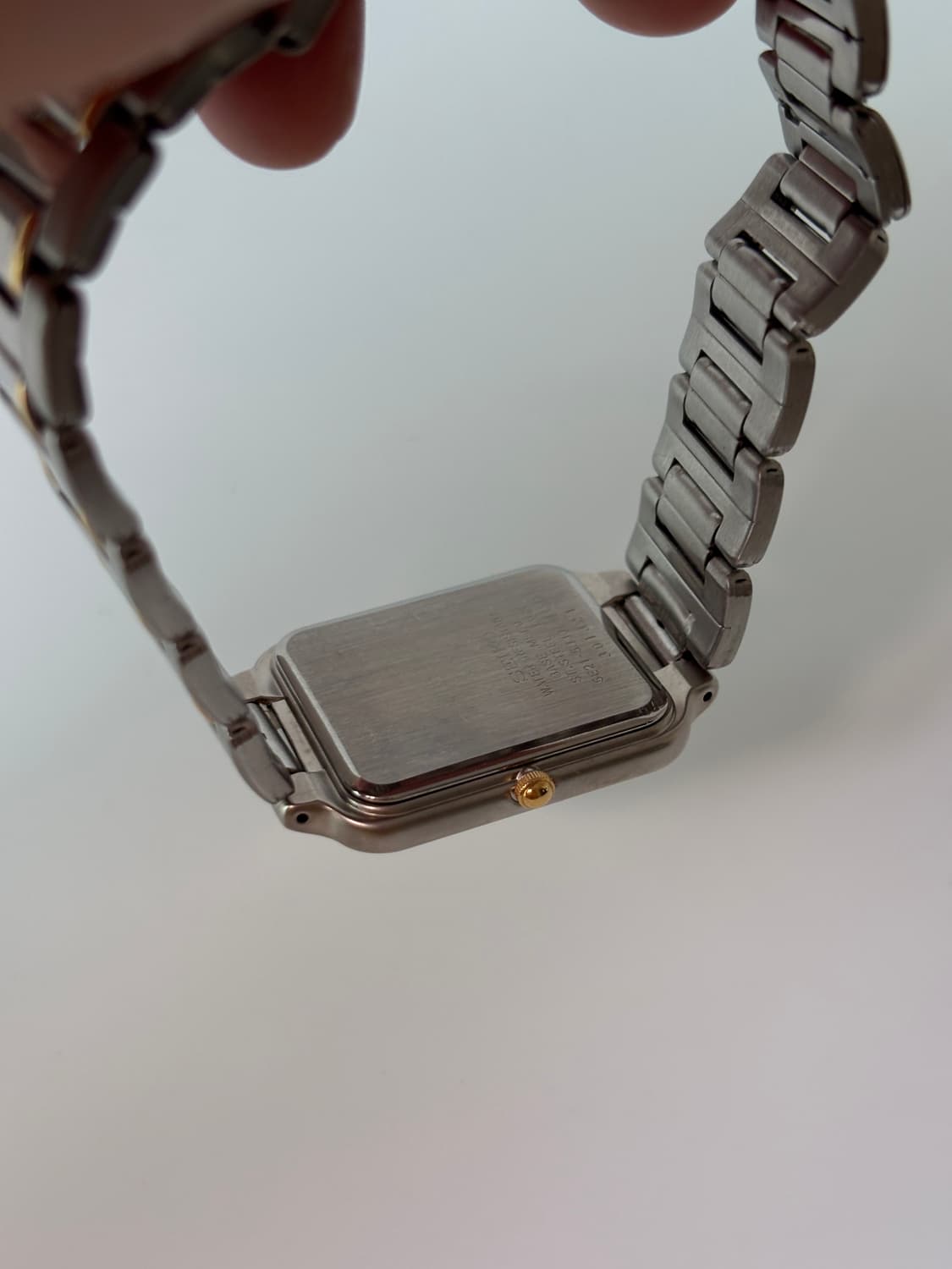 1990s Lucent Roman Index Square Quartz 상품이미지7