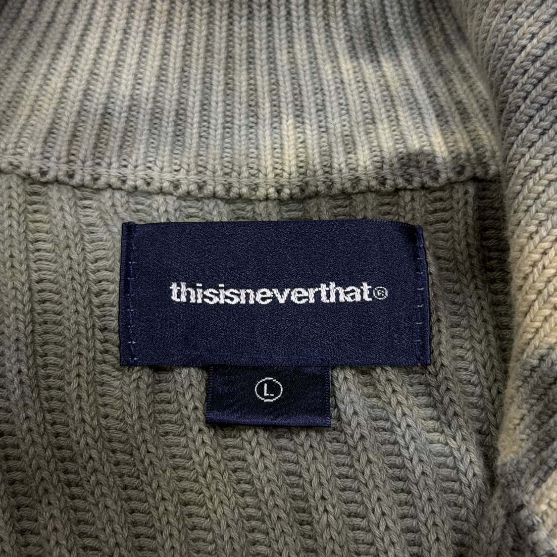 디스이즈네버댓 풀 트랙탑 와플 집업 자켓 멀티 L 상품이미지6