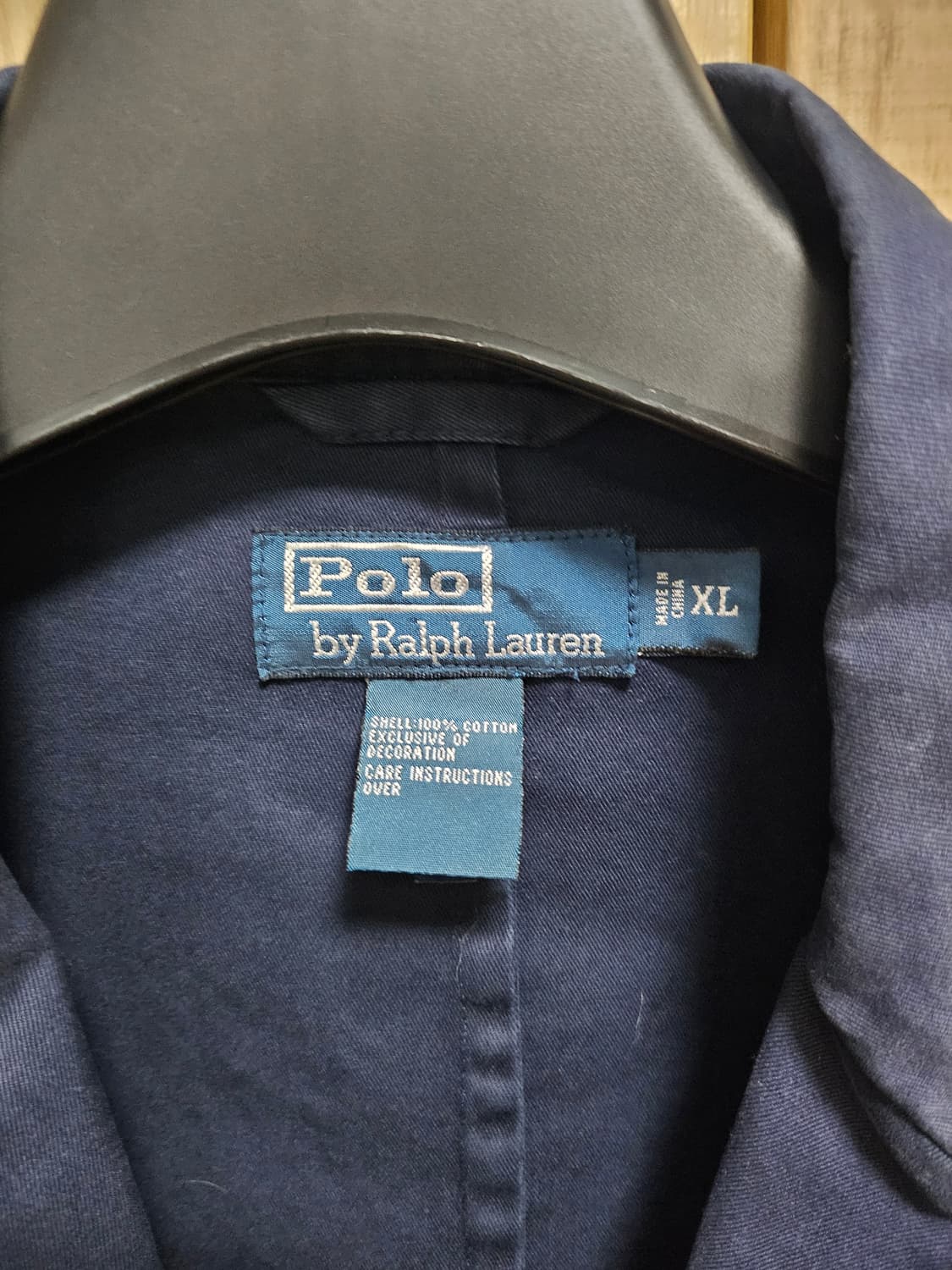 랄프로렌 네이비 면자켓 XL 상품이미지2