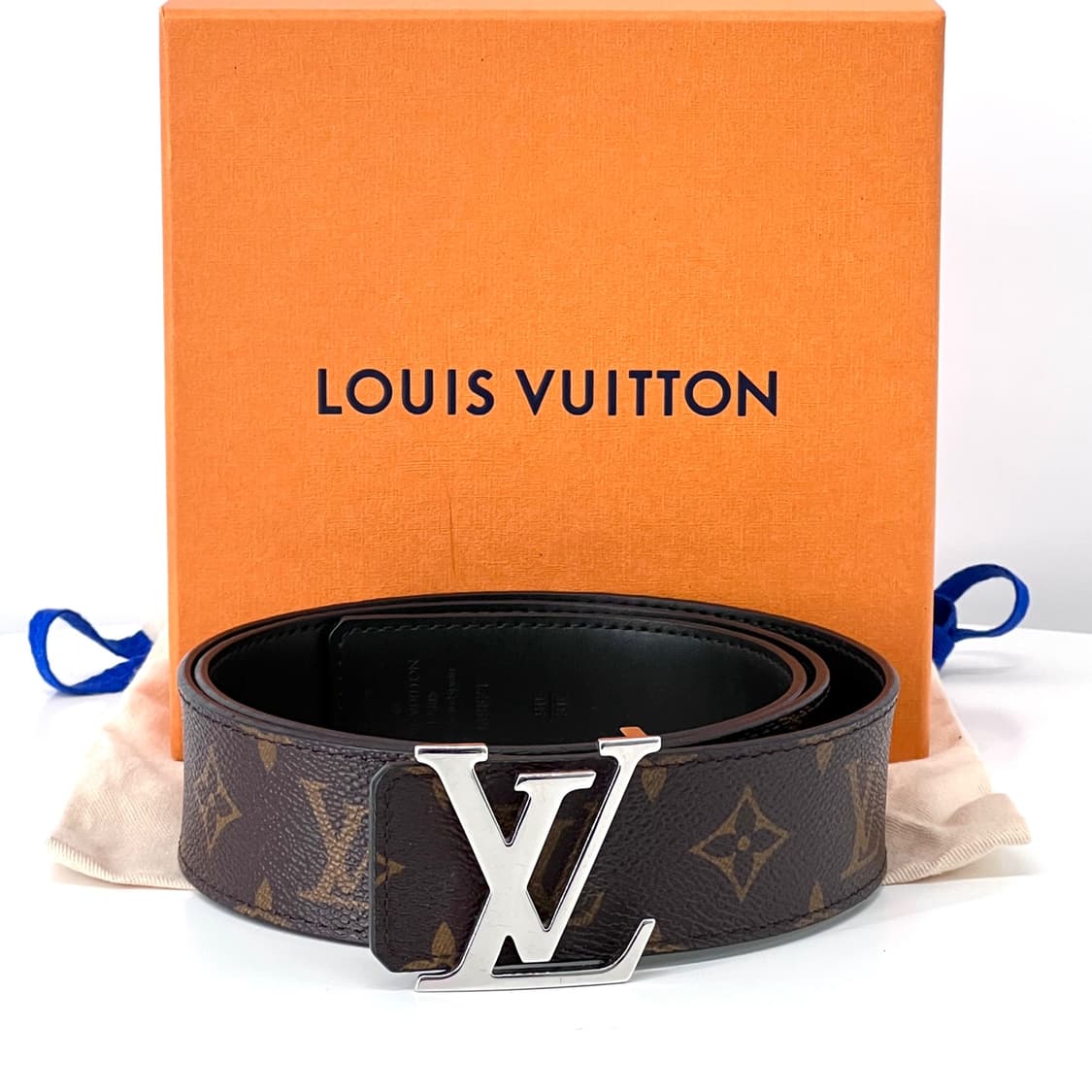 [90사이즈] 루이비통 LV 이니셜 리버서블 모노그램 벨트  상품이미지1