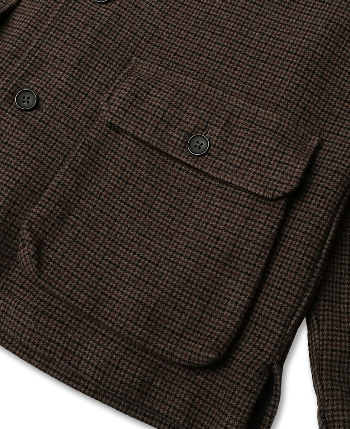 빔즈 하트 [Beams Heart] 빈티지 클래식 건클럽 체크 커버올자켓 상품이미지3