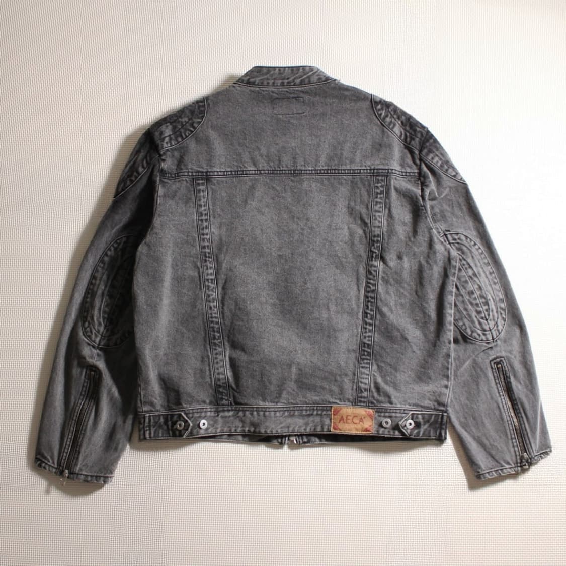 AECA WHITE 에이카 화이트 레이싱 데님 자켓 상품이미지2