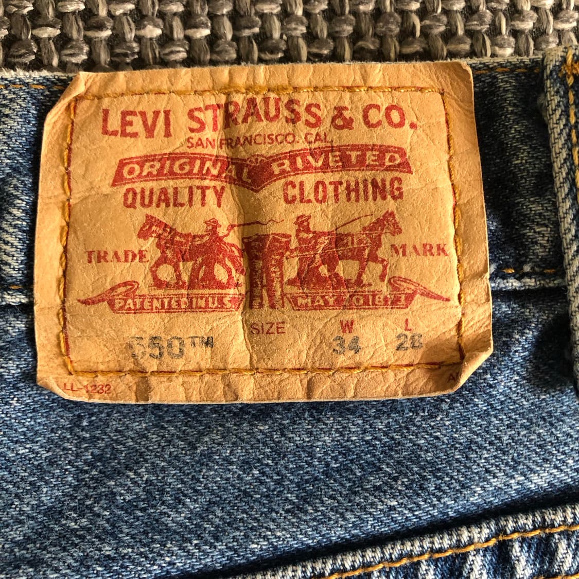 [32-33] 00s Levi's 550 컷팅 1/2데 상품이미지6
