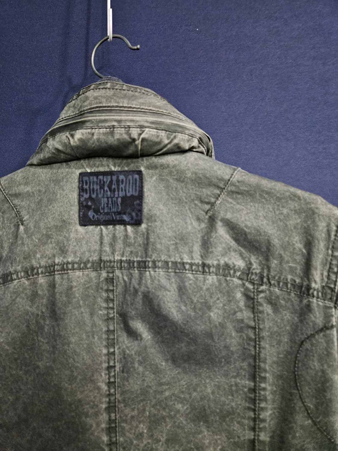 버커루 카키 남성 슬림핏 100 빈티지 야상자켓  상품이미지9