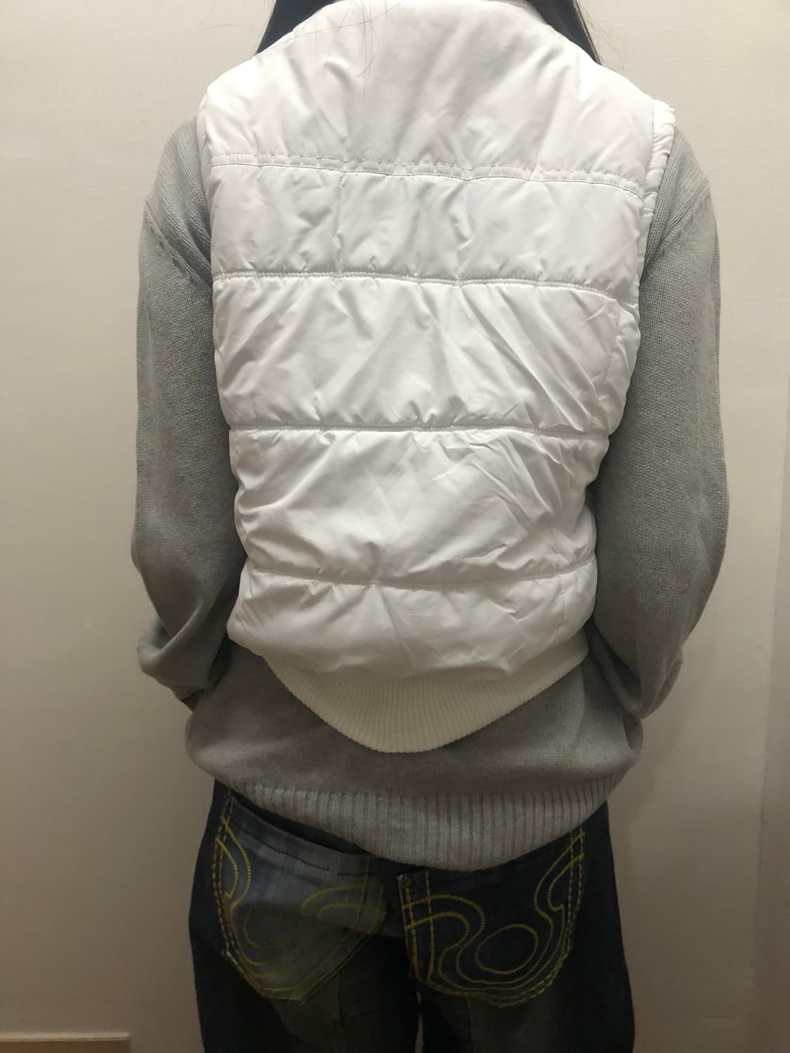 빈티지 아베크롬비 화이트 패딩 베스트 상품이미지9