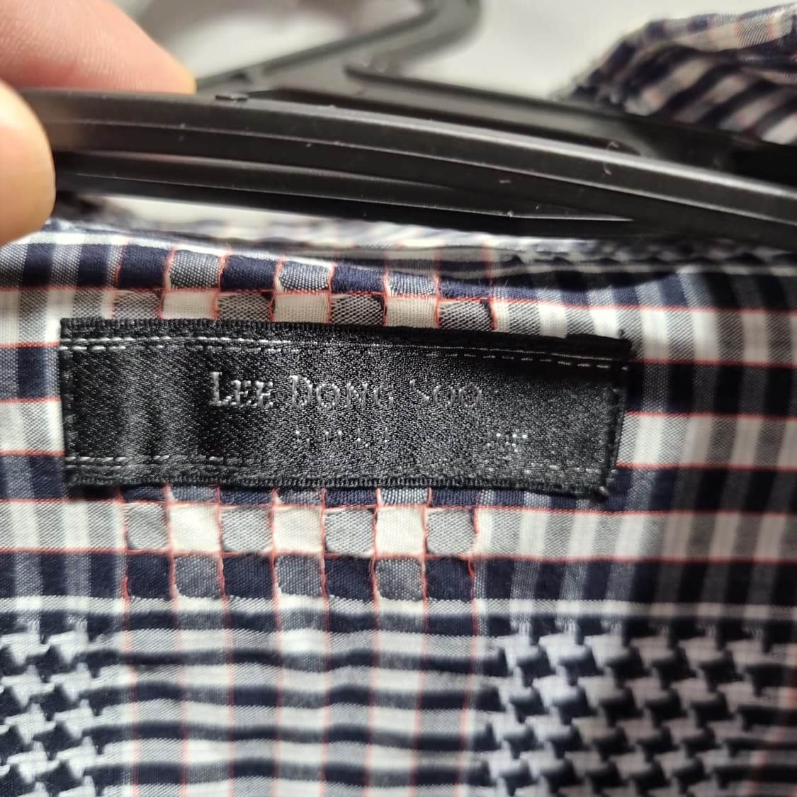 이동수골프 남성 체크 셔츠 100사이즈 상품이미지3