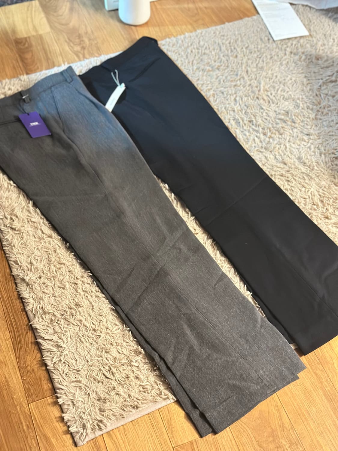 (새상품)시그니처 슬랙스 블랙 및 그레이 슬랙스 일괄 판매 상품이미지4