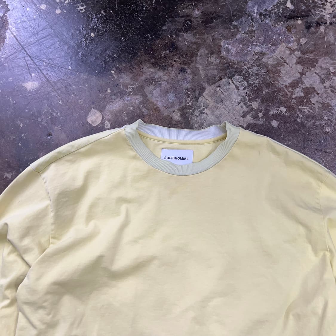 50) 솔리드옴므 컬러블록 롱슬리브 티셔츠 상품이미지2