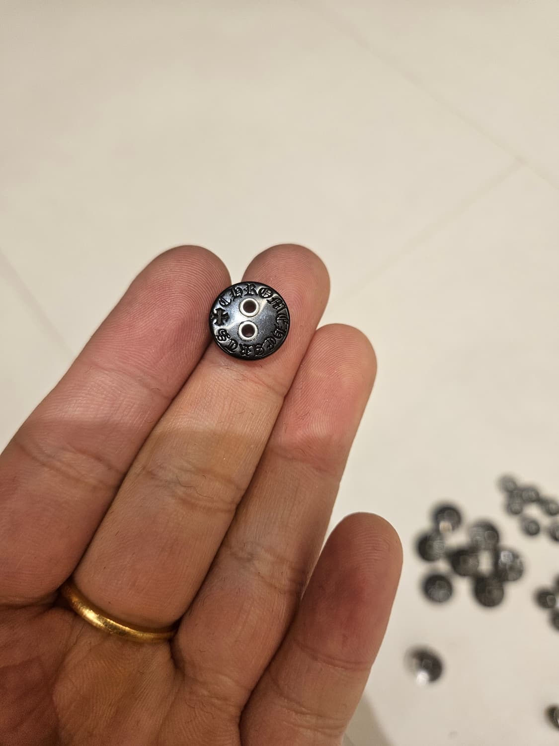 크롬하츠 925실버 머리끈 비니단추 리폼단추 상품이미지5