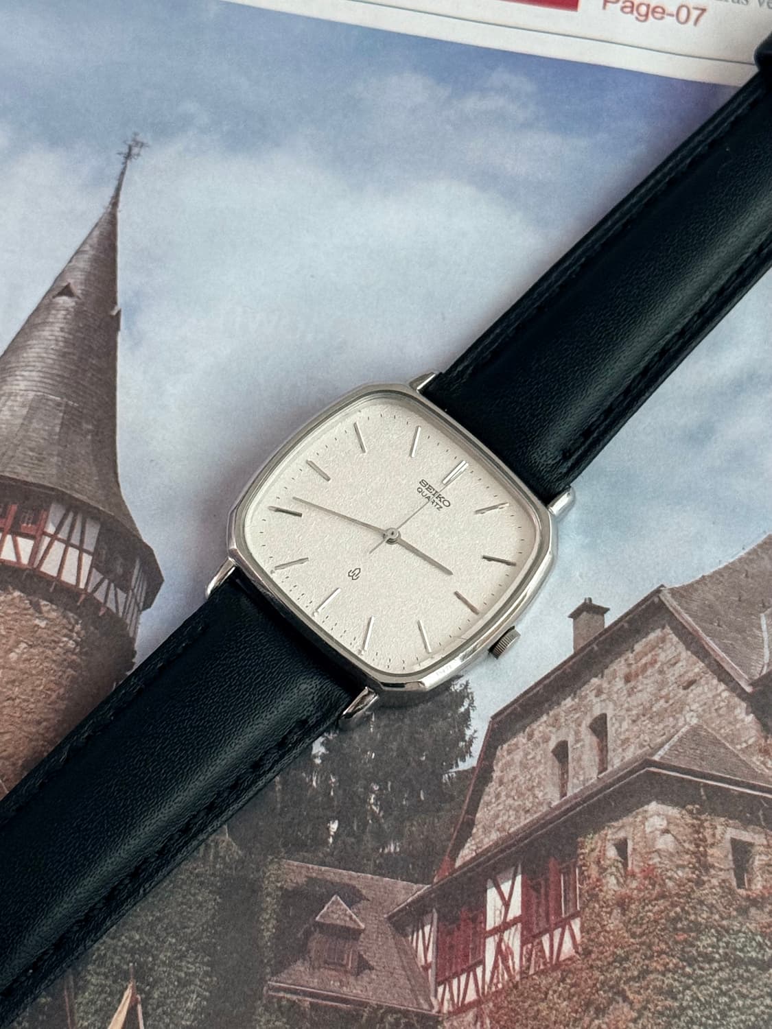 세이코 Seiko 쿼츠 스노우 스퀘어 type 상품이미지1