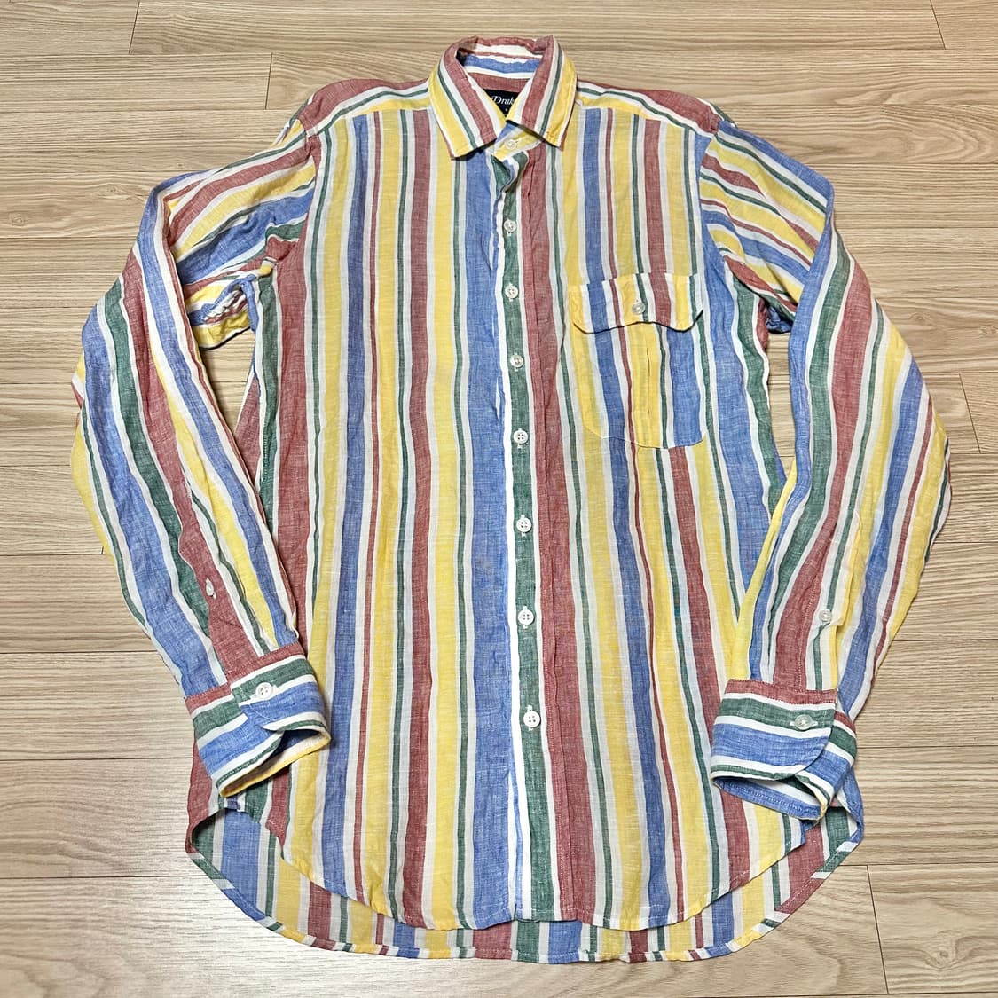 드레익스 원포켓 린넨셔츠 S 상품이미지1