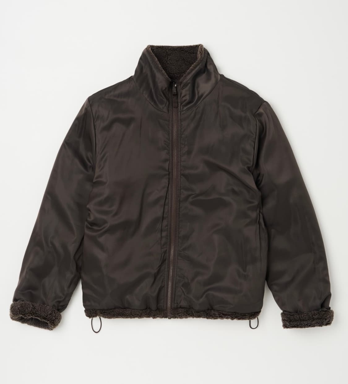 (OS) 낫띵에브리띵 리버서블 플리스 자켓 브라룬 상품이미지5