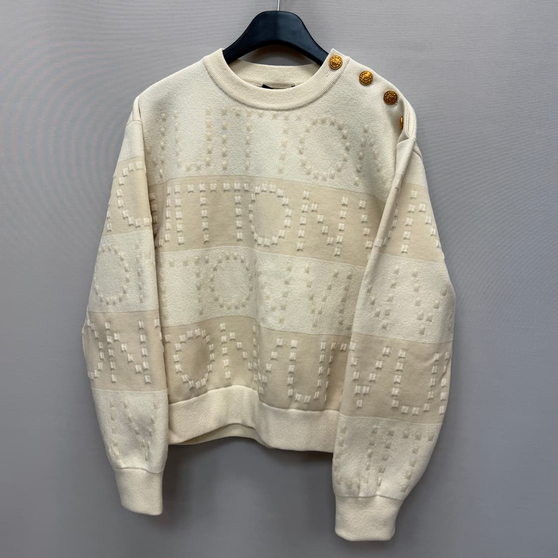 루이비통 샹키 스트라이프 풀오버 니트 ( 여성 오버핏 ) 상품이미지3