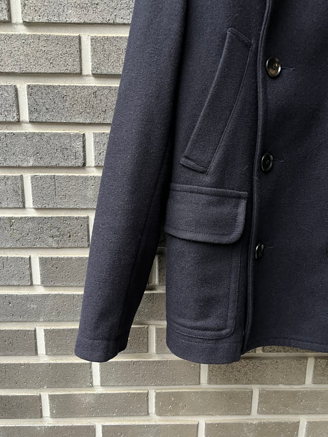 CABANE DE ZUCCA 주카 피코트 네이비 상품이미지6