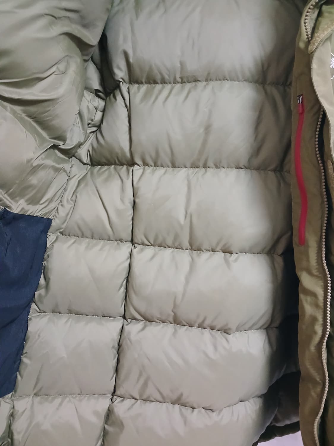 (95)코오롱스포츠 고어텍스 여성 다운패딩점퍼 카키 상품이미지6