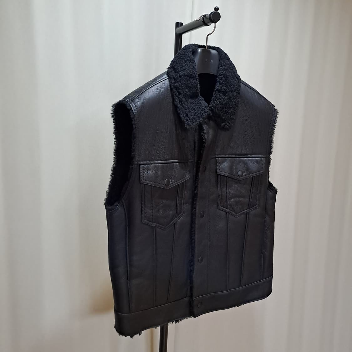 (택포) 더일마 양가죽 무스탕 베스트 F A914 상품이미지3