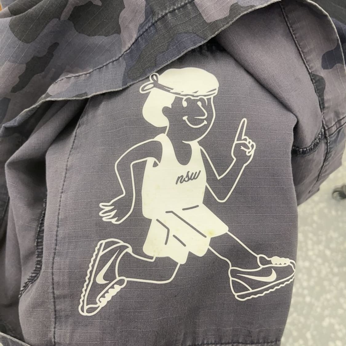 나이키 고프코어 밀리터리 카모패턴 워크 자켓 XL C06527 상품이미지8